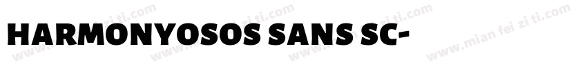 harmonyosos sans sc字体转换